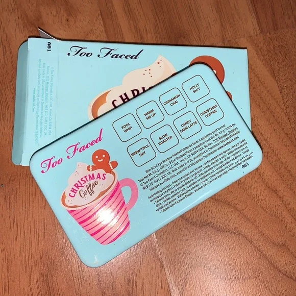 Brand New in Box Too Faced Christmas Coffee Travel Size Eyeshadow Palette